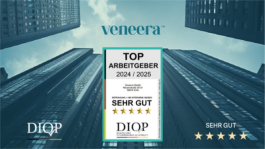 Veneera™ ist Top Arbeitgeber 2023/24!